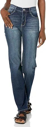 WallFlower Women's Fearless Curvy 70s Bootcut Denim Super High-Rise Insta Vintage Juniors Jeans