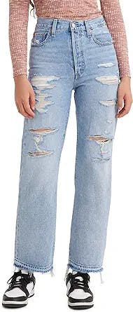 Levi's Women's Ribcage Straight Ankle Jeans: Bringing Back Early 2000s Skat