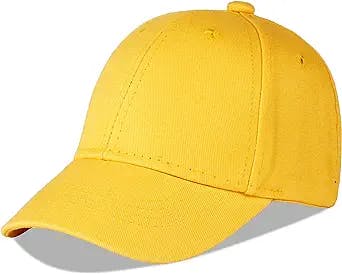LANGZHEN Cotton Outdoor Toddler Girls Boys Plain Baseball Cap Baby Infant Structured Adjustable Hat for Kids Sun Hat