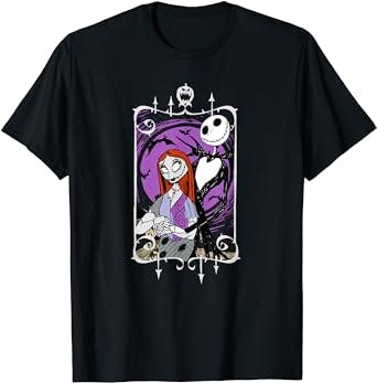 Y2K Look Review: Disney Nightmare Before Christmas Jack and Sally T-Shirt