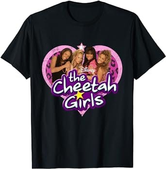 Disney Channel The Cheetah Girls Characters and Logo T-Shirt