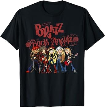 Rock Your Style with Bratz Rock Angelz Group Shot T-Shirt