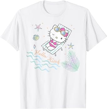 Hello Kitty Hello Summer Tee Shirt - A Y2K Dream Come True