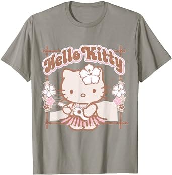 Hello Kitty Hula Summer Tee Shirt: Aloha Vibes and Adorable Style!