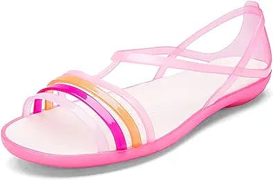 Rock Your Early 2000s Aesthetic with Women's Colorful Neon Jelly Sandals